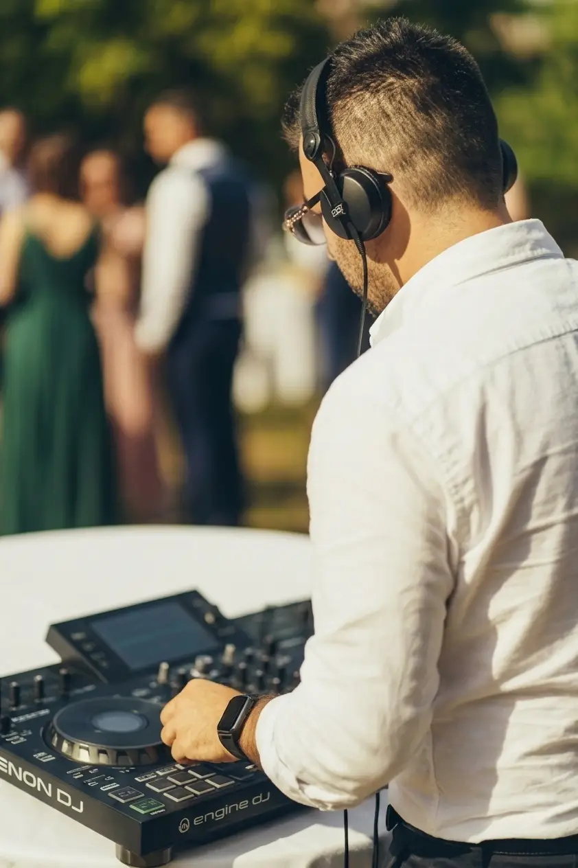DJ playing music