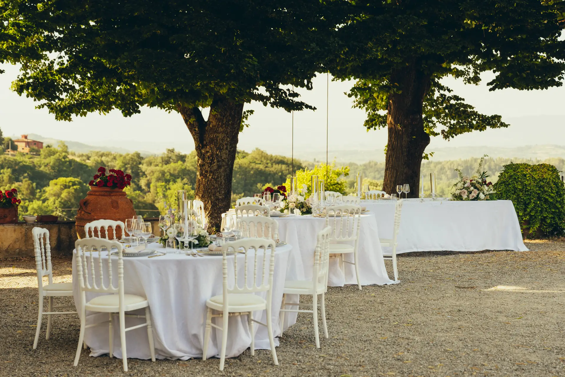 tables set